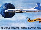 Bristol Britannia (z propaganích materiál izraelské letecké spolenosti El Al)