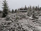 Sníh na umavském Churáov (20. listopadu 2020)