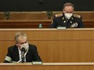 Prezident Milo Zeman a premiér Andrej Babi na tradiním shromádní velení...