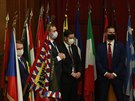 Na setkání armádních piek promluvili prezident Milo Zeman, premiér Andrej...