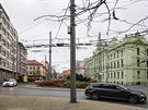 Americká ulice v Plzni. (19. 11. 2020)
