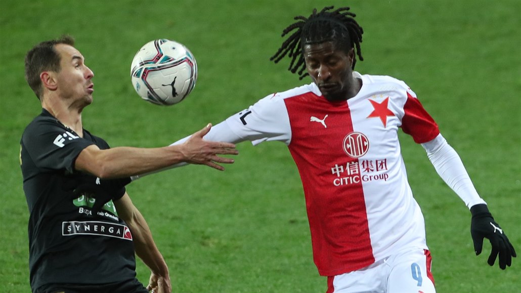 Slavia - Brno 1:1, tentokrát Simův gól nestačil, bod nováčkovi vystřelil Šural