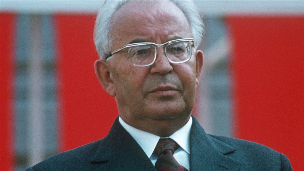 �eskoslovenský prezident Gustáv Husák.
