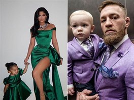 Celebrity ladí s potomky své outfity.
