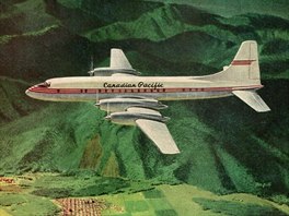 Bristol Britannia na dobovém prospektu