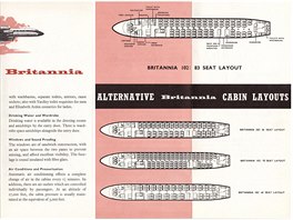 ást dobové reklamni posteru k letounu Bristol Britannia spolenosti BOAC...