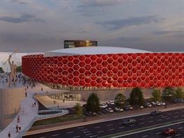 Vizualizace podoby nové velké multifunk�ní arény, kterou chce v Olomouci...