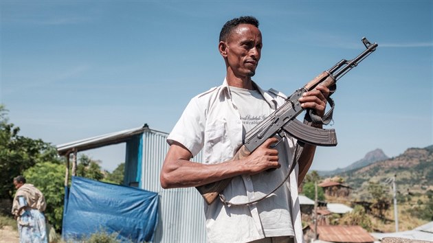 Etiopie. Amharsk milice se hls do vlky proti Tigraji. (7. listopadu 2020)