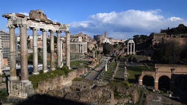 Forum Romanum v m (1. bezna 2020)
