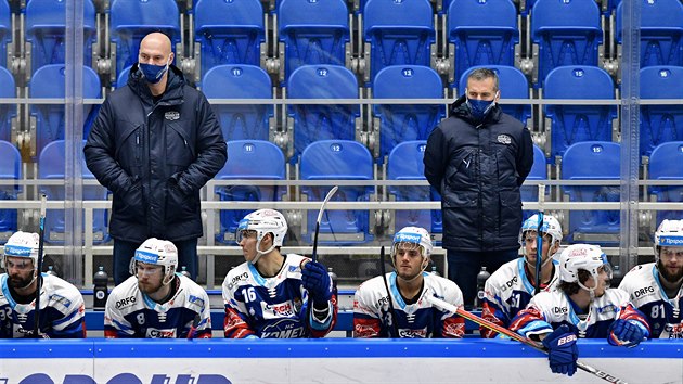 Libor Zbransk a Jan Zachrla na stdace Komety Brno.