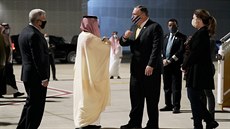 Americký ministr zahranií Mike Pompeo na návtv Saúdské Arábie. (22....