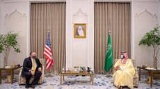 Americký ministr zahranií Mike Pompeo na návtv Saúdské Arábie se setkal s...