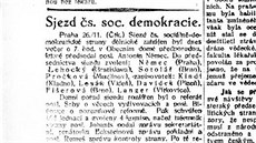 Poprvé bez bolševiků. Českoslovenští socialisté se poprvé sešli bez ruské frakce