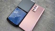 Motorola Razr 5G, Samsung Galaxy Z Flip 5G a Galaxy Z Fold 2