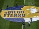 Fotbalový klub Boca Juniors dával sbohem Diegovi Maradonovi.
