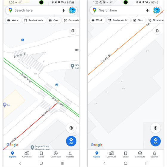 Novinky v Google Mapch