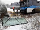 Nsledky jedn z nehod, u kterch museli hasii v Olomouckm kraji zasahovat...