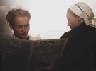 Dana Droppová a Anna Geislerová pi natáení filmu Sluka