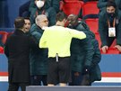 Vyhrocené okamiky z utkání Ligy mistr mezi Paris St. Germain a Istanbulem...