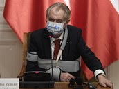 Prezident Miloš Zeman na tiskové konferenci po setkání se svým polským...
