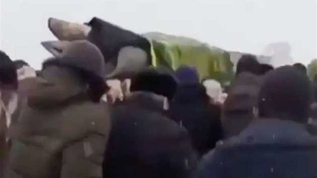 Abdulak Anzorov byl pohben v rodnm eensku na ruskm severnm Kavkazu. (7. prosince 2020)
