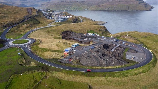 Podmosk tunel na Faerskch ostrovech