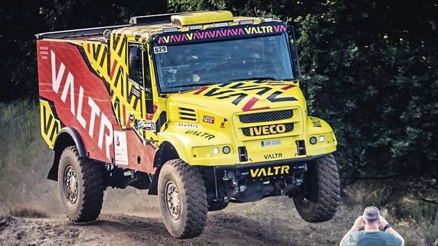 Jaroslav Valtr při přípravě na Rallye Dakar.
