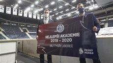 Zástupci Liberce převzali ocenění nejlepší Akademie Českého hokeje potřetí za...