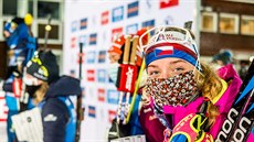 Markéta Davidová po estém místu ve sprintu v Kontiolahti.