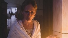 Anna Geislerová pi natáení filmu Sluka