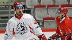 Filip Zadina bhem tineckého tréninku