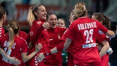 Srbské házenkáky se radují z výhry - ilustraní foto