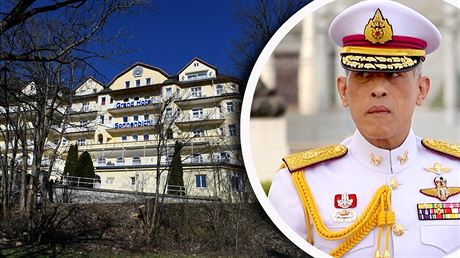Thajský král Ráma X. si pronajal luxusní hotel v Nmecku jako izolaci proti...