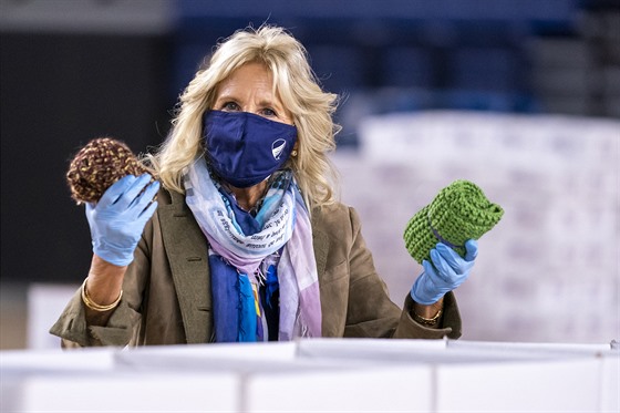 Pítí první dáma USA Jill Bidenová (10. prosince 2020)