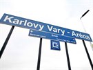 Slavnostn oteven nov eleznin zastvky Karlovy Vary - Arna. (10....