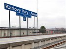 Slavnostn oteven nov eleznin zastvky Karlovy Vary - Arna. (10....