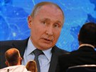 Ruský prezident Vladimir Putin poádá výroní tiskovou konferenci, tentokrát...