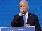 Joe Biden pi projevu poté, co ho sbor volitel oficiáln potvrdil 46....