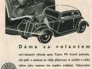 Reklamy automobilky Tatra z asopis z doby první republiky