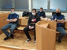 Ob�alovan� Tom� Havl��ek p�i hlavn�m l��en� u Krajsk�ho soudu v �st� nad...