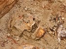 Pod podlahou jedn� z krypt klatovsk�ch katakomb na�li archeologov� p�ed...