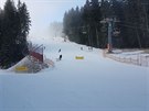 Sjezdovka Zahrdky v Peci pod Snkou (19. prosince 2020)