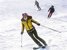 První lyování ve pindlu (18. prosince 2020)