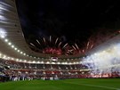 Moderní aréna pro 40 tisíc divák v katarském Rajjánu postavená pro MS 2022