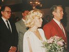 Jií Krampol a Hana Kalistová se vzali 19. února 1993 v Kladn. Za svdka jim...