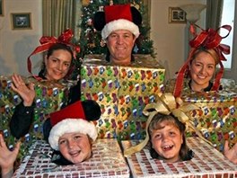 Rodinné vánoní fotografie