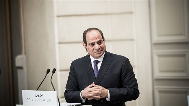 Egyptsk prezident Abdal Fatth Ss (7. prosince 2020)