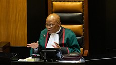 Předseda jihoafrického nejvyššího soudu Mogoeng Mogoeng. (22. května 2019)