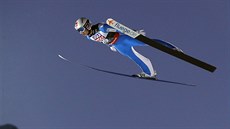 Nor Halvor Granerud bhem mistrovství svta v letech na lyích v Planici.