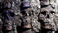 Archeologové nali v mexické metropoli Mexico City lebky, které byly souástí...